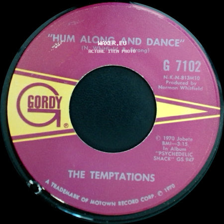 The Temptations - Hum Along And Dance / 'ungena Za Ulimwengu (Unite The World)' side A