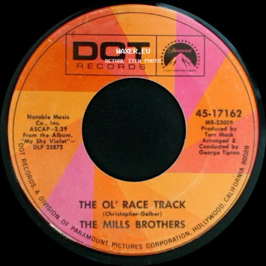 The Mills Brothers - The Ol' Race Track / But For Love side A