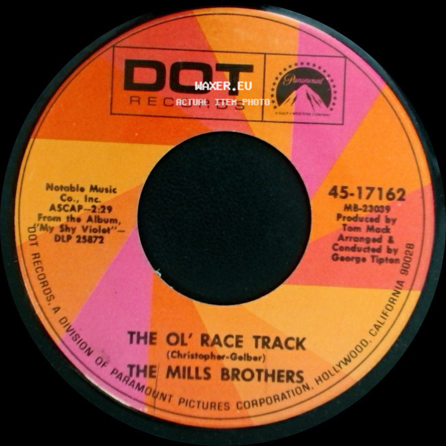 The Mills Brothers - The Ol' Race Track / But For Love side A