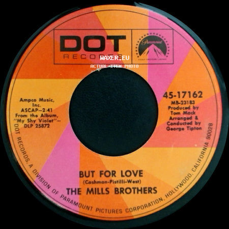 The Mills Brothers - The Ol' Race Track / But For Love side B