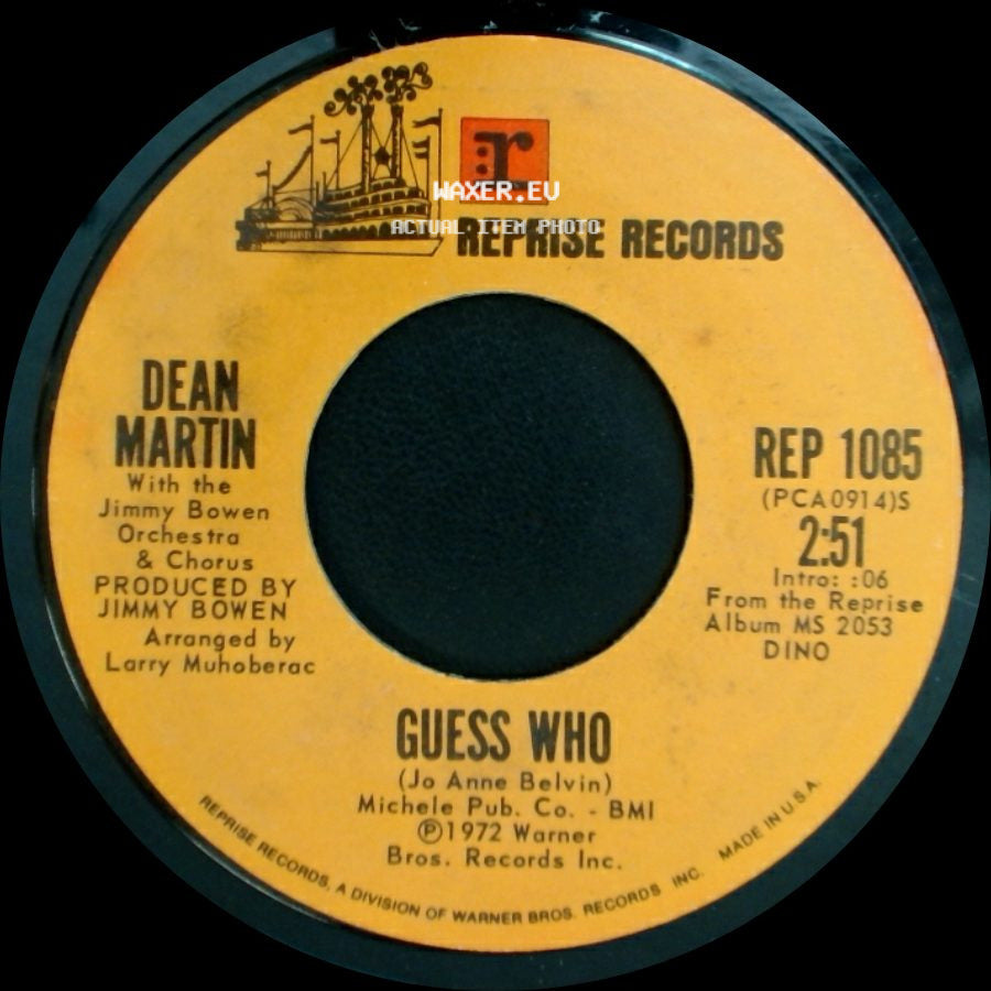 Dean Martin - I Can Give You What You Want Now / Guess Who side B