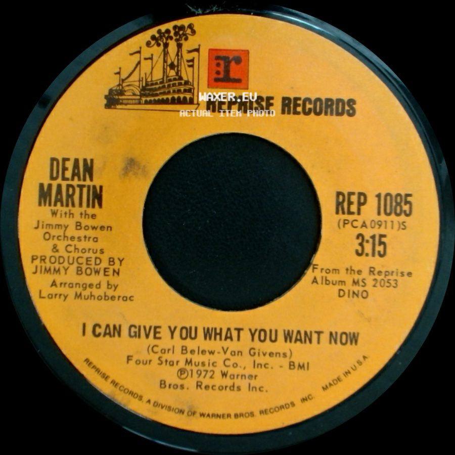 Dean Martin - Guess Who / I Can Give You What You Want Now side B