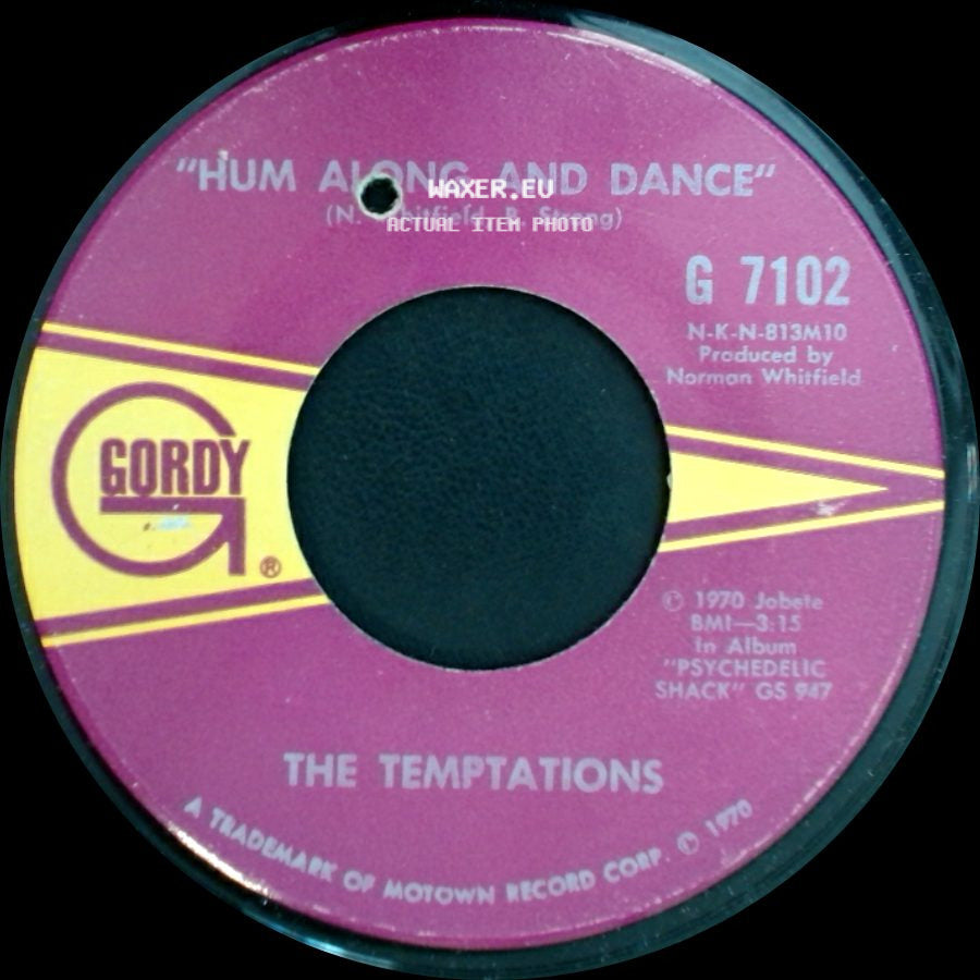The Temptations - Hum Along And Dance / Ungena Za Ulimwengu (Unite The World) side A