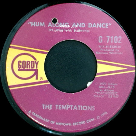 The Temptations - Hum Along And Dance / Ungena Za Ulimwengu (Unite The World) side A