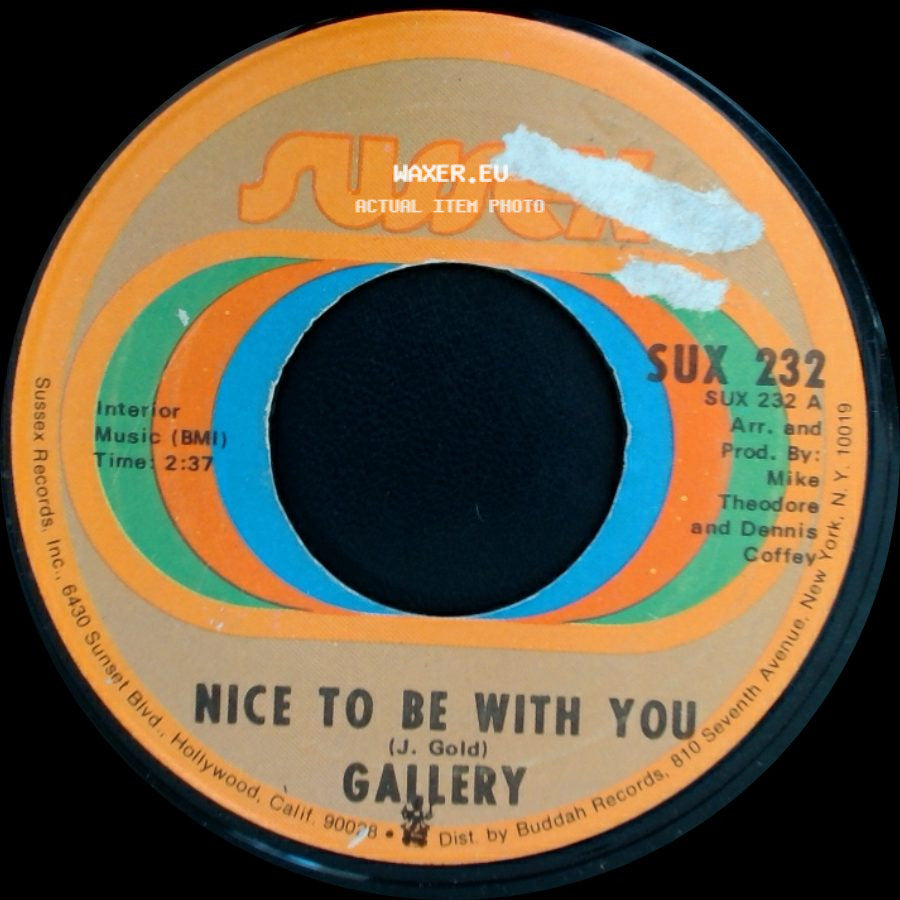 Gallery - Ginger Haired Man / Nice To Be With You side B