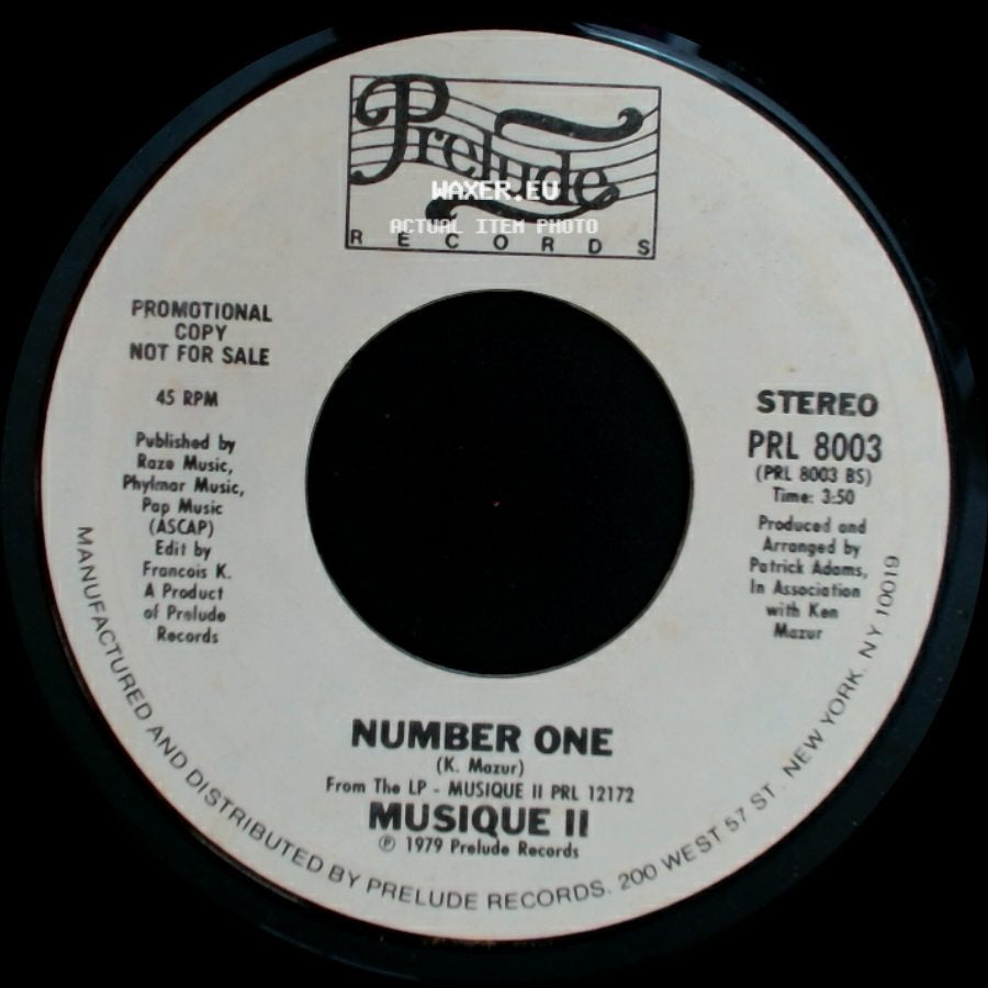 Musique Ii - Number One / Love Massage side A