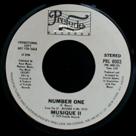 Musique Ii - Number One / Love Massage side A