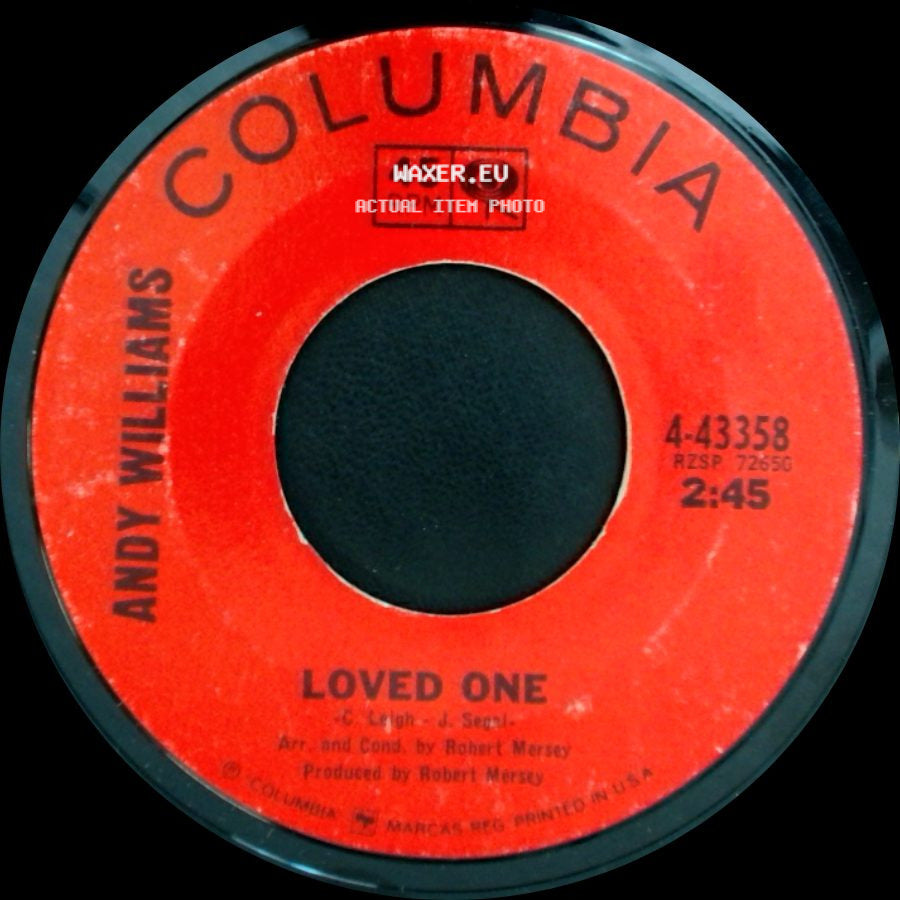 Andy Williams - Loved One / Ain't It True side A