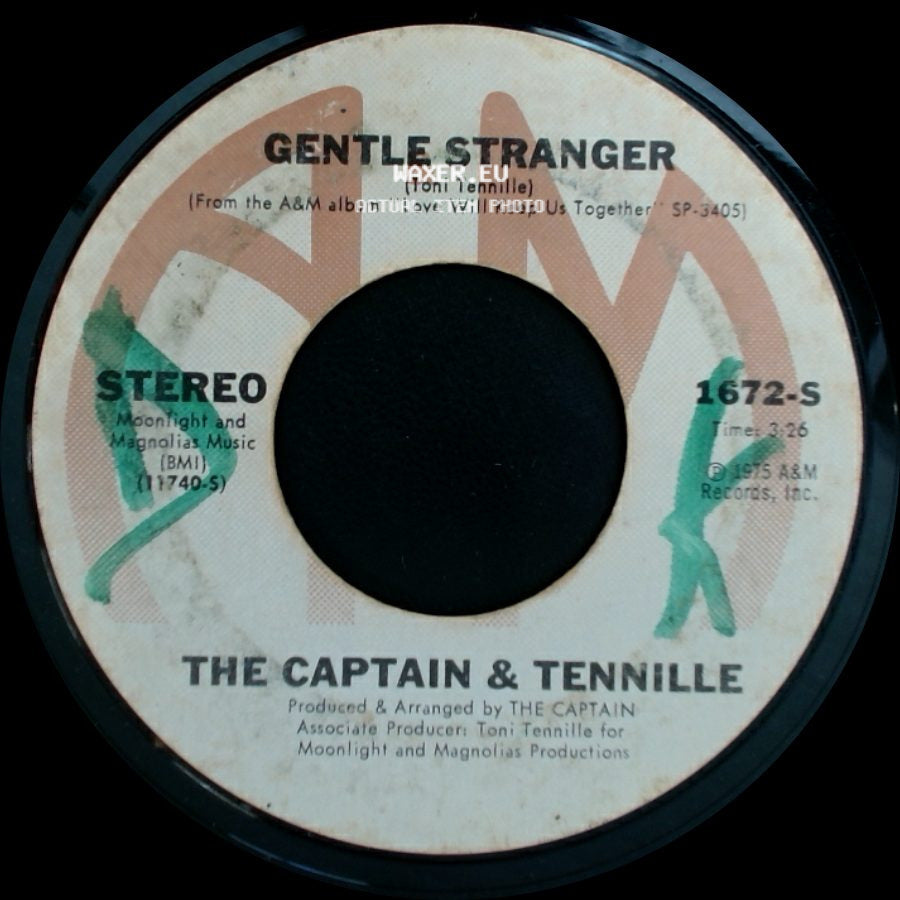 The Captain & Tennille - Love Will Keep Us Together / Gentle Stranger side B