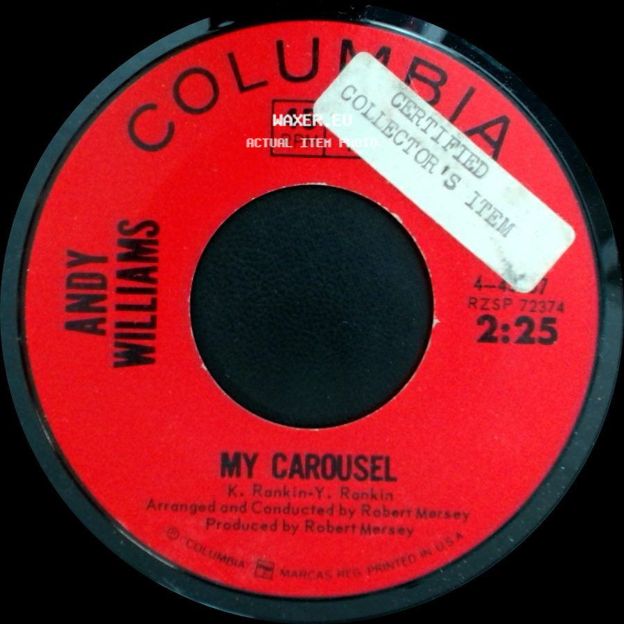 Andy Williams - My Carousel / "...... And Roses And Roses" side A
