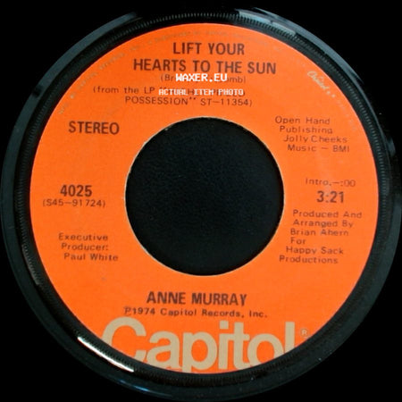 Anne Murray - Lift Your Hearts To The Sun / Uproar side A