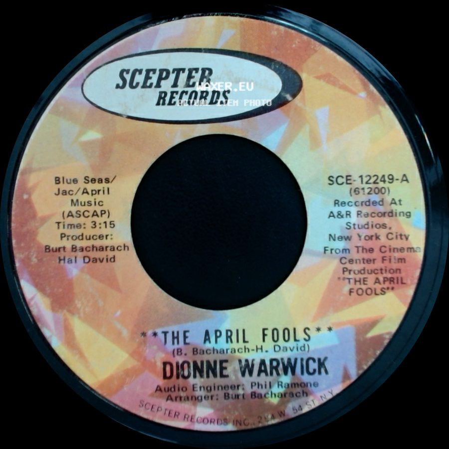 Dionne Warwick - Slaves / The April Fools side B