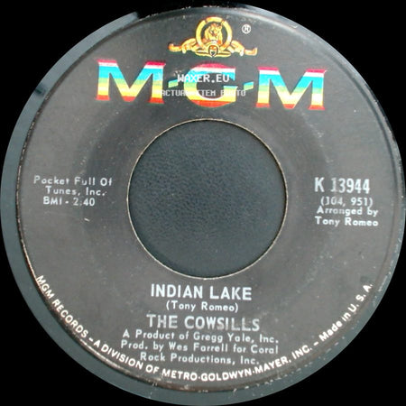 The Cowsills - Indian Lake / Newspaper Blanket side A