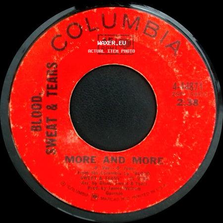 Blood, Sweat & Tears - More And More / Spinning Wheel side A