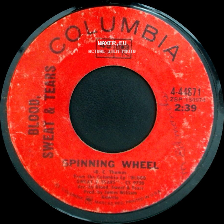 Blood, Sweat & Tears - More And More / Spinning Wheel side B