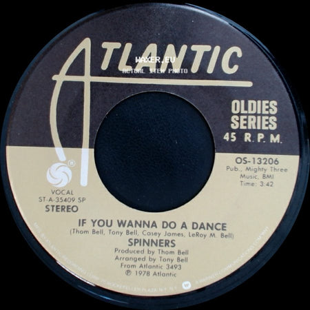 Spinners - The Rubberband Man / If You Wanna Do A Dance side B