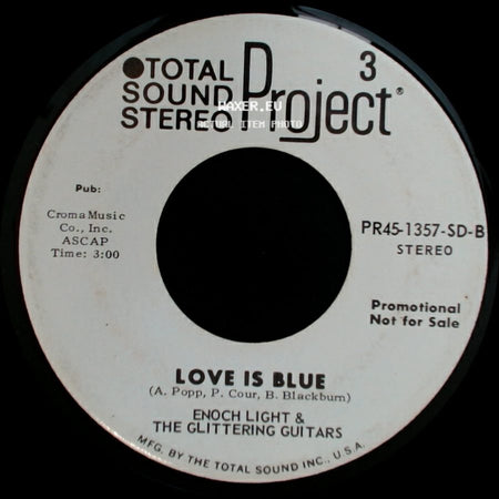 Enoch Light & The Glittering Guitars - Love Is Blue / Love Is Blue side A