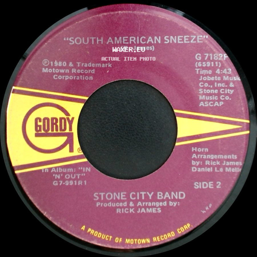 Stone City Band - Little Runaway / South American Sneeze side B