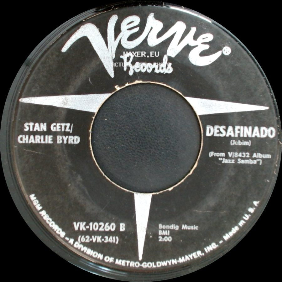 Stan Getz / Stan Getz/Charlie Byrd - Theme From Dr. Kildare / Desafinado side B