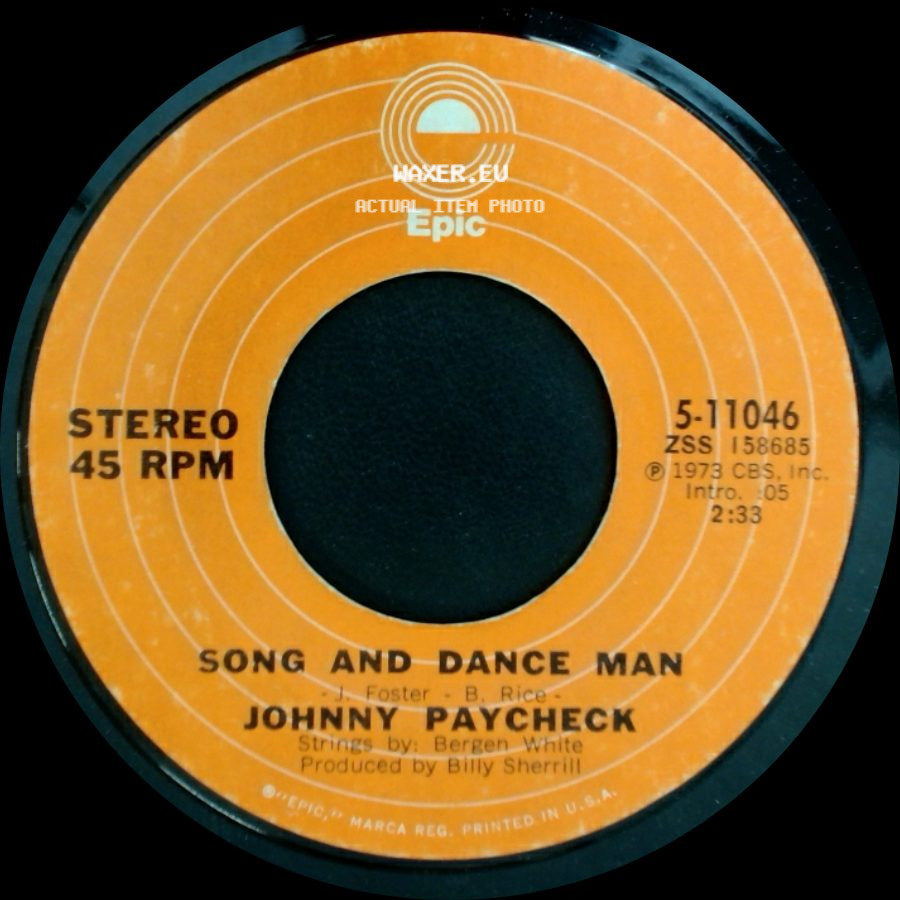 Johnny Paycheck - Song And Dance Man / Love Is A Strange And Wonderful Thing side A