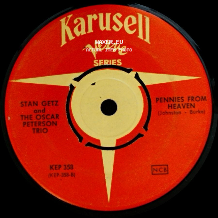 Stan Getz And The Oscar Peterson Trio - I Want To Be Happy / Pennies From Heaven side B