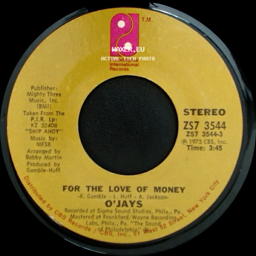 O'jays - For The Love Of Money / People Keep Tellin' Me side A