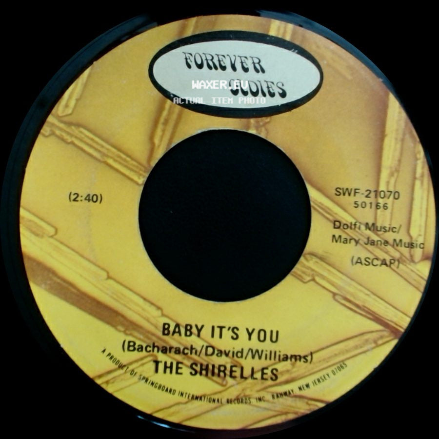 The Shirelles - Soldier Boy / Baby It's You side B