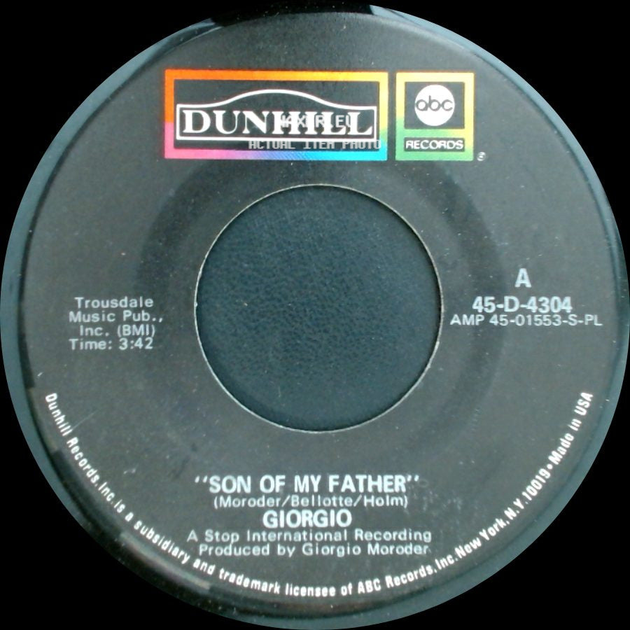 Giorgio - Son Of My Father / Underdog side A