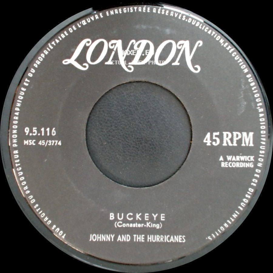 Johnny And The Hurricanes - Red River Rock / Buckeye side B
