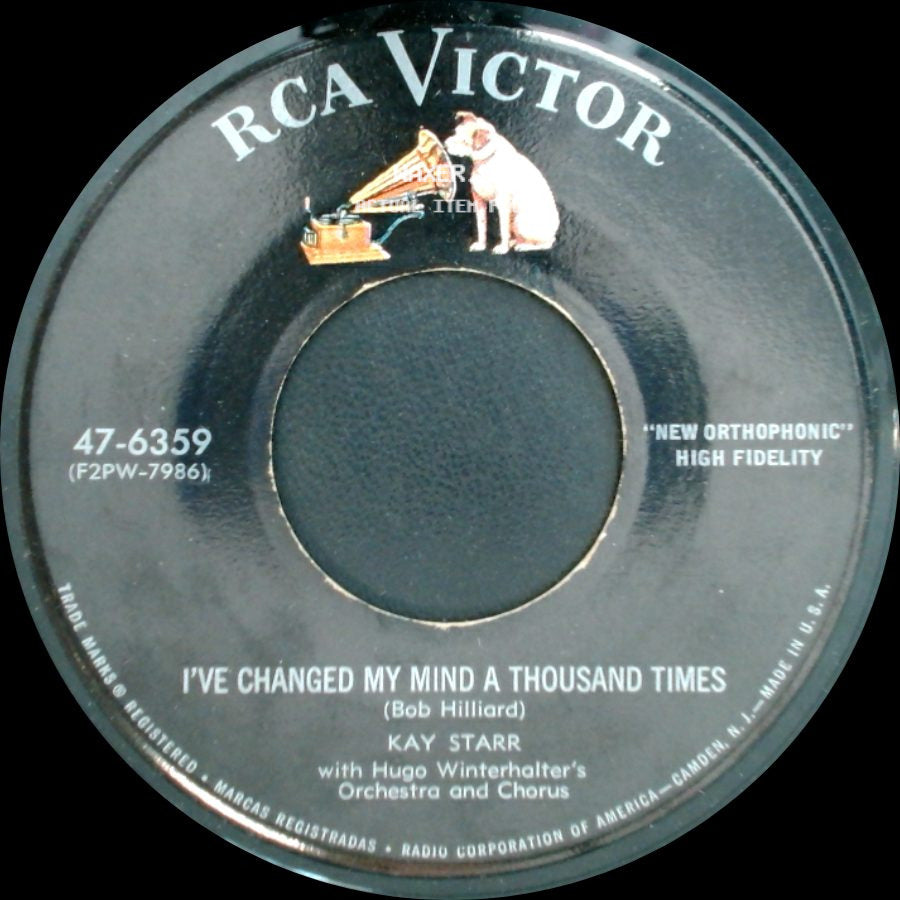 Kay Starr - I've Changed My Mind A Thousand Times / Rock And Roll Waltz side A