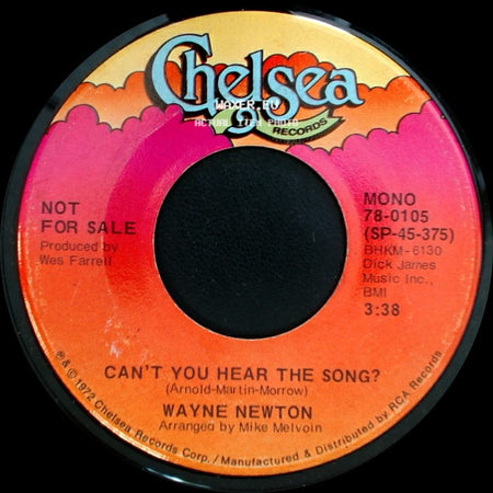 Wayne Newton - Can't You Hear The Song? / Can't You Hear The Song? side A