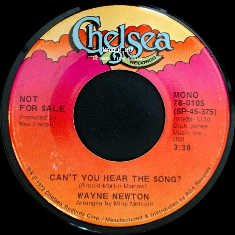 Wayne Newton - Can't You Hear The Song? / Can't You Hear The Song? side A