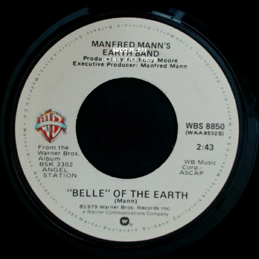 Manfred Mann's Earth Band - You Angel You / Belle Of The Earth side B
