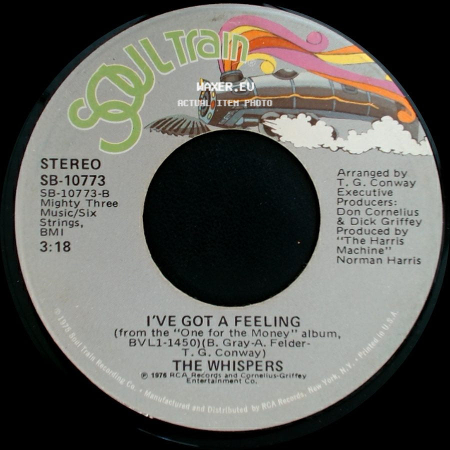 The Whispers - Living Together (In Sin) / I've Got A Feeling side B