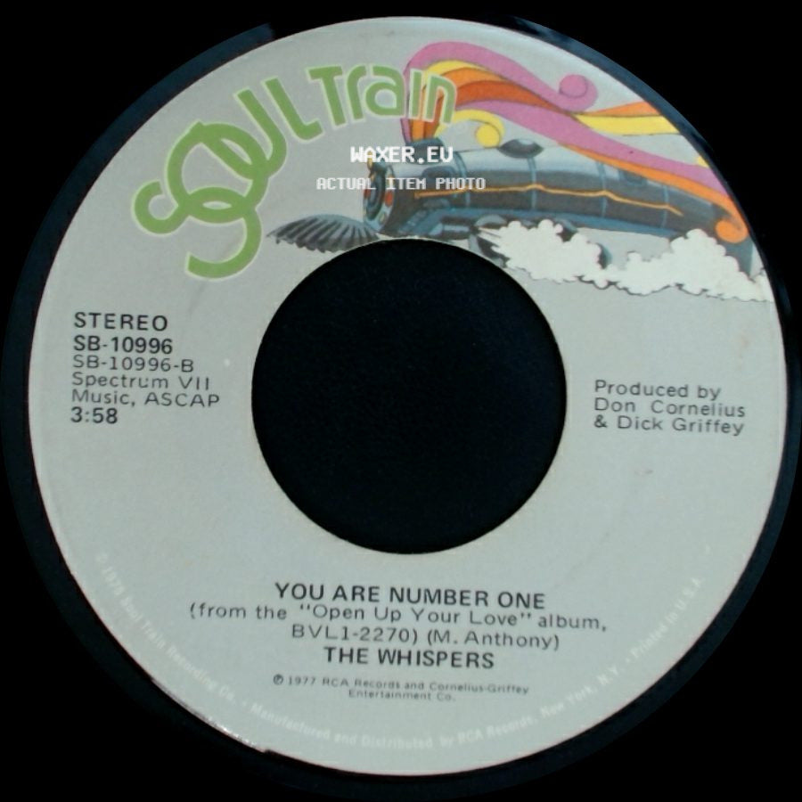 The Whispers - Make It With You / You Are Number One side B