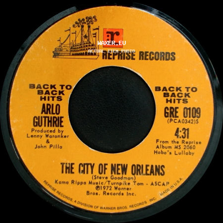 Arlo Guthrie - The City Of New Orleans / Ukulele Lady side A