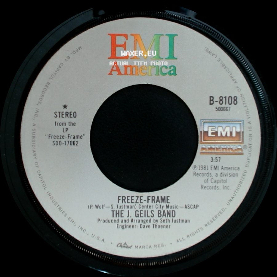 The J. Geils Band - Freeze-Frame / Flamethrower side A