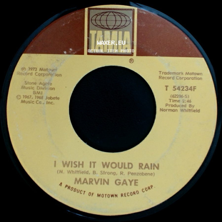 Marvin Gaye - I Wish It Would Rain / Let's Get It On side A