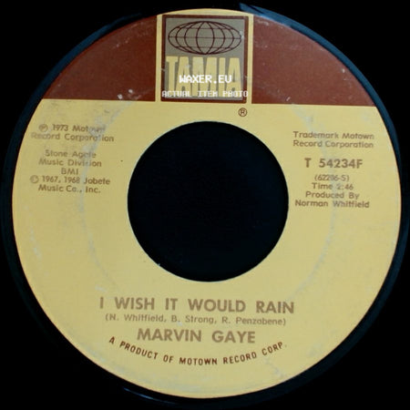 Marvin Gaye - I Wish It Would Rain / Let's Get It On side A