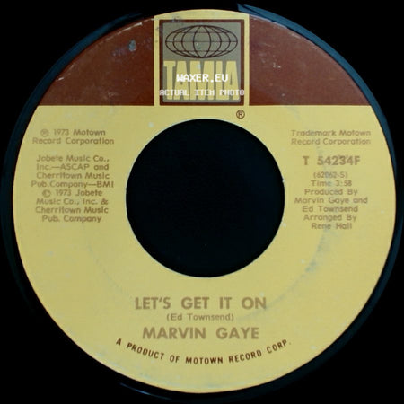 Marvin Gaye - I Wish It Would Rain / Let's Get It On side B