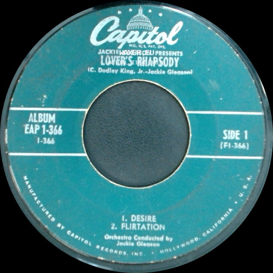 Jackie Gleason - Lover's Rhapsody / Lover's Rhapsody side A