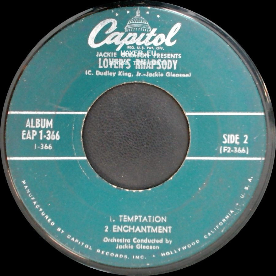 Jackie Gleason - Lover's Rhapsody / Lover's Rhapsody side B