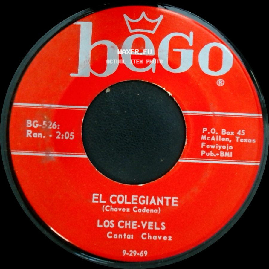 Los Che-Vels - El Colegiante / Solo Estoy side A