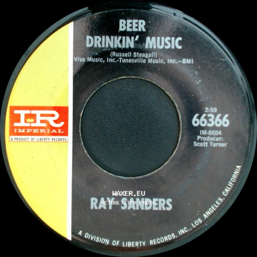 Ray Sanders - Gotta Find A Way / Beer Drinkin' Music side B