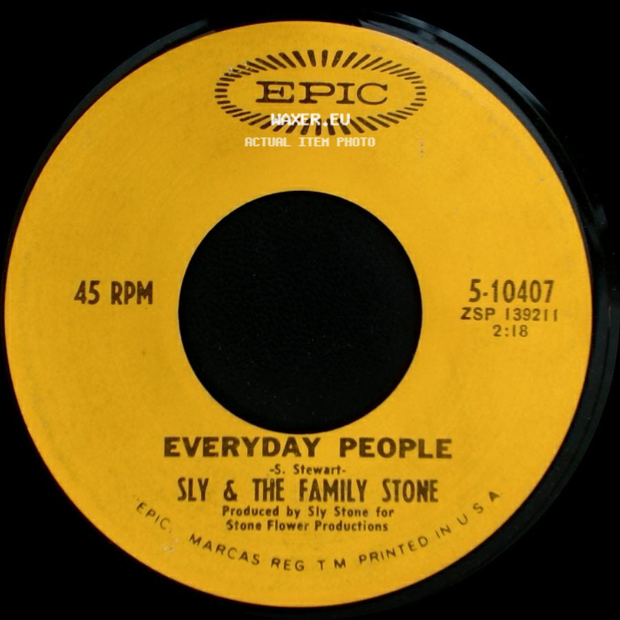 Sly & The Family Stone - Everyday People / Sing A Simple Song side A