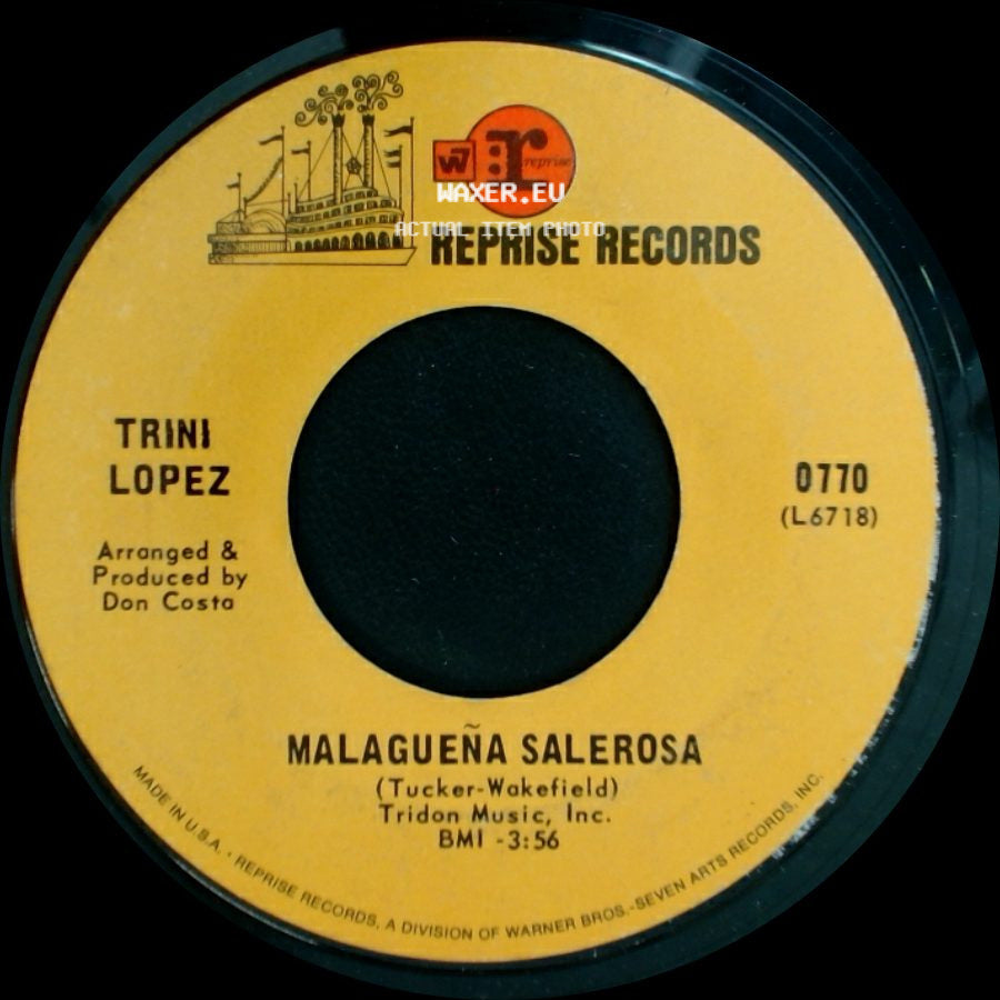 Trini Lopez - Malagueña Salerosa / Something Tells Me side A