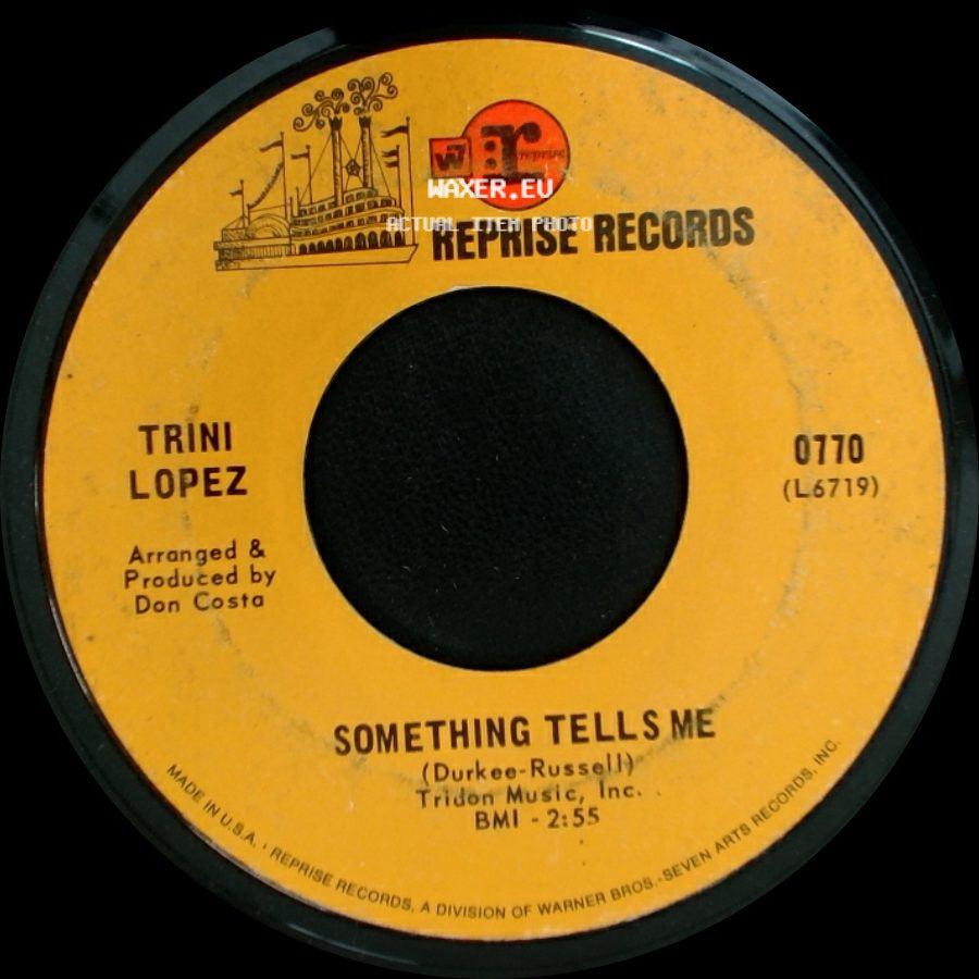 Trini Lopez - Malagueña Salerosa / Something Tells Me side B