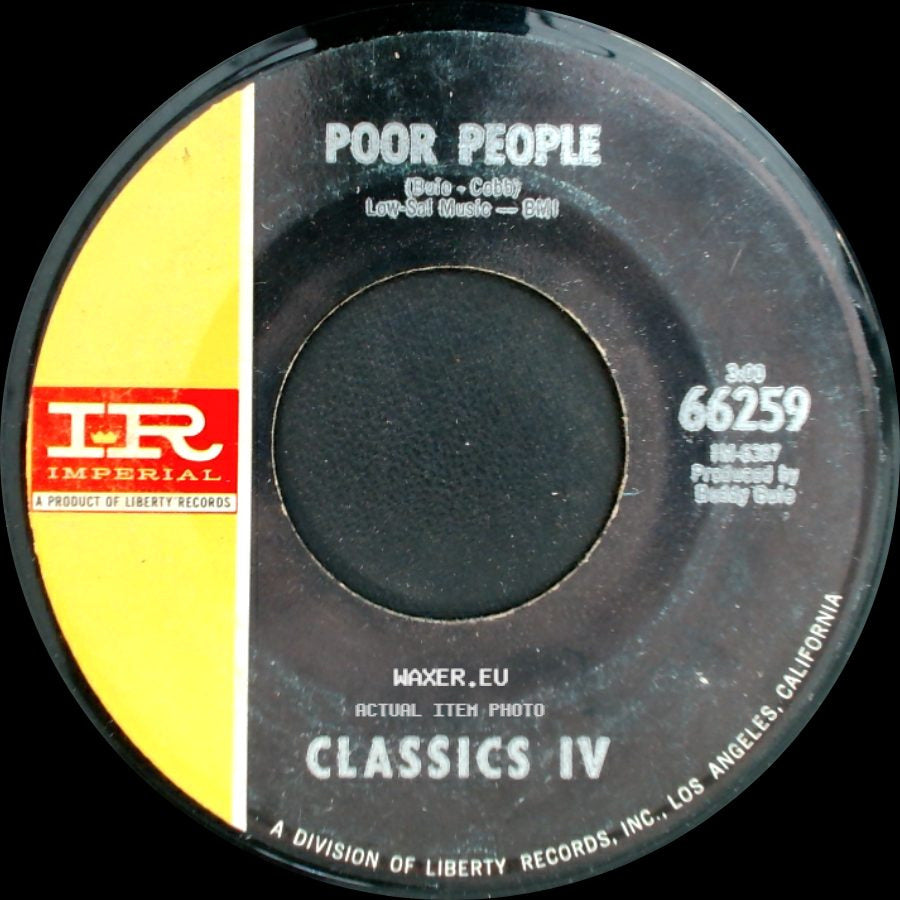 Classics Iv - Poor People / Spooky side A