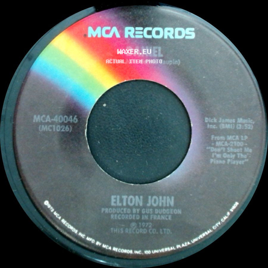 Elton John - Daniel / Skyline Pigeon side A