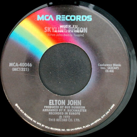 Elton John - Daniel / Skyline Pigeon side B